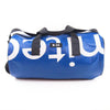 weekend duffle bag made from recycled truck tarpaulin